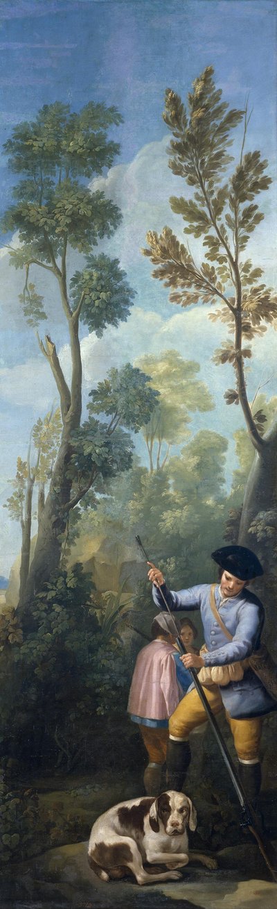 Hunter Loading His Shotgun by Francisco de Goya